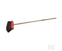 Brosse de rue polet 30cm avec manche en frene