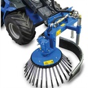 Brosse de désherbage hydraulique du 4.2 au 10.9 (position flotante nécessaire)