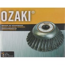 Brosse de désherbage 165mm x 25.4mm pas à pleine vitesse