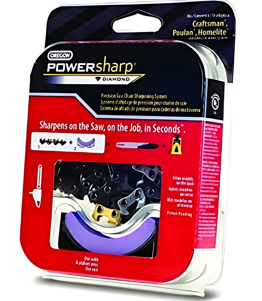 [CHAINE.POWERSHARP] Chaine powersharp + pierre pour guide 16" 54e, PS54E