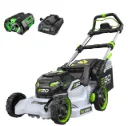 Tondeuse tractée 42cm avec batterie BA2242 4.0ah et chargeur standard pour 500m2 CH3200 EGO LM1712E-SP, 20100153, 04894863104977