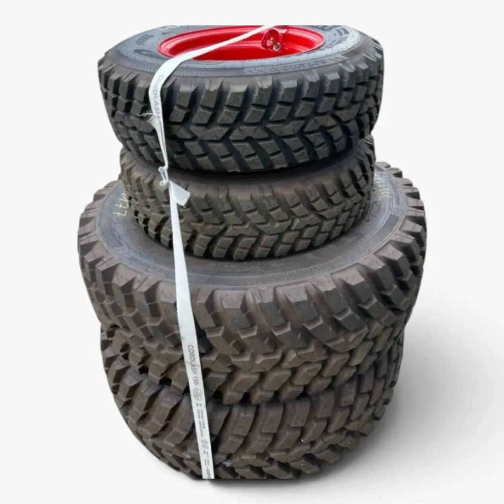 [COMB111-ID_SP] Jeu de roue industrielle AV : 250/75R16 - AR : 360/80R24 avec entretoises, COMB111-ID_SP, COMB111IDSP