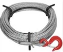 Cable de débardage 20 m 16mm avec crochet 3200kg