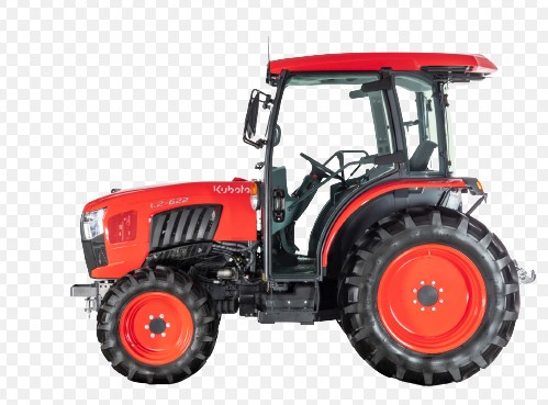 [KUBOTA L2-552HDUA GAZON] Tracteur Cabine 55cv hydrostatique Kubota L2-552HDUA siège mécanique roues Gazon av: 29X12.00-15 ar: 475/65D20