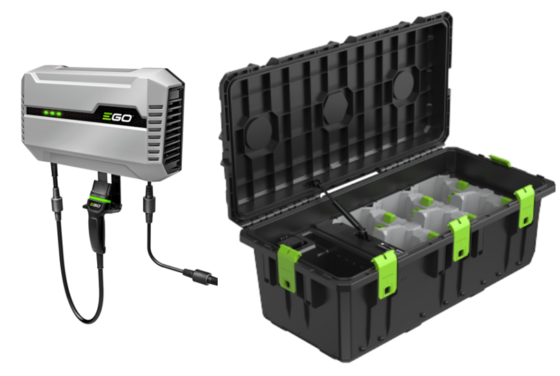 [EGO CHU6000-K0004] Boite de chargement de batterie Ego CHU6000-K0004 kit avec chargeur CHV1600