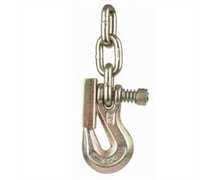 [PCA-1282] Crochet plat a oeil 7mm avec barrure et 3 mailles garde 70 max2040kg, PORTABLE WINCH, 690581000270, PCA1282