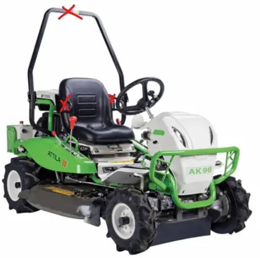 [ETESIA ATTILA AK98] ETESIA ATTILA AK98 2rm - KAWASAKI 22cv bi-cylindre, ATTILA AK98, AK98