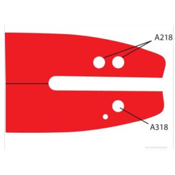 [160SDEA318] Guide de chaine 40 cm 3/8 1.3mm