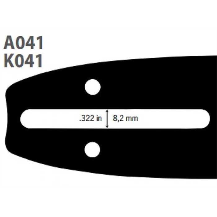 [150MLBK041] Guide de chaine OREGON 38cm  64e .325 1.3mm 0.50 Dolmar PS420
