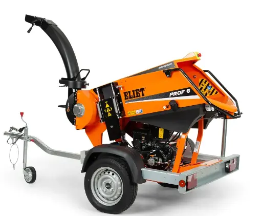[ELIET PROF6 MONSTER ON ROAD] Broyeur multivégétaux ELIET prof 6 MONSTER 18cv sur chassis remorque avec rouleau ameneur, MA 032 030 113, MA032030113