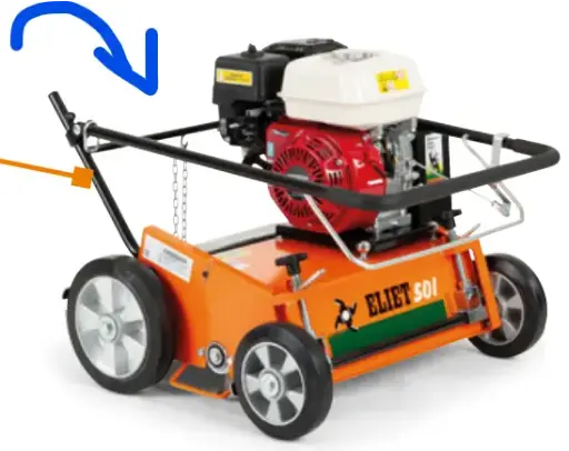 [MA 008 001 001] Option guidon pliable pour scarificateur eliet e501 MA 008 001 001, MA008001001