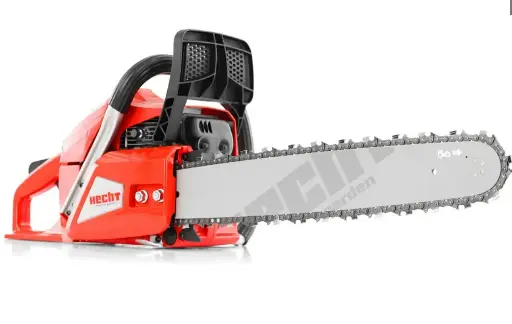 [HECHT 962] Tronconneuse HECHT 962 Longueur du guide-chaîne : 45 cm. Moteur : 62 cm³, puissance nominale : 4 CV. Poids : 6,3 kg.