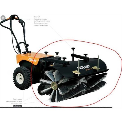 [PELLENC 57179] Balayeuse Pellenc Cleanion tete de brosse pour machine 95-57178, 9557179, 95-57179
