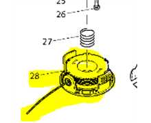 [196146-9] Recharge de fil nylon Makita dur181, 088381411509, 1961469