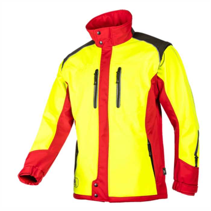 [1SWS.GE.RO-XL] Veste Softshell FUYU SIP PROTECTION jaune/rouge taille XL